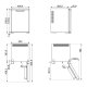 Smeg MTE40 frigorifero Libera installazione 32 L G Nero 3