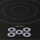 Smeg SI950D piano cottura Nero Da incasso Piano cottura a induzione 5 Fornello(i) 3