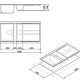 Smeg LSX102CB lavello Rettangolare Granito 3