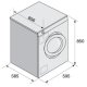 Asko W 68843 W Allergy lavatrice Caricamento frontale 8 kg 1800 Giri/min Bianco 3