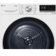 LG RH80V9AV3N asciugatrice Libera installazione Caricamento frontale 8 kg A+++ Nero, Bianco 8