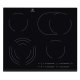 Electrolux EHF6547FOK Nero Da incasso 59 cm Piano cottura a induzione 4 Fornello(i) 3