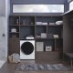 Haier Super Drum Series 9 HWD100-BD1499U1N lavasciuga Libera installazione Caricamento frontale Nero, Bianco D 11