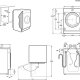 AEG LFN7E8436F lavatrice Caricamento frontale 8 kg 1351 Giri/min 12