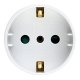 Vimar 00302.B adattatore per presa di corrente Bianco 4