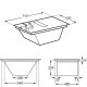 AEG TCH74B01FB Nero Da incasso 68 cm Piano cottura a induzione 4 Fornello(i) Cappa da incasso 17