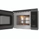Haier HWO38MG2HXB Nero Microonde con grill Da incasso 25 L 900 W 4