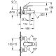 GROHE Swift Cromo 6
