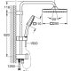 GROHE Vitalio Comfort 250 sistema di doccia Cromo 6