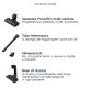 Electrolux ES52CB18SH Scopa senza filo Clean 500 45 min di autonomia 18