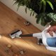 Miele Duoflex HX1 Aspirapolvere a bastone 2 in 1 Batteria Secco Filtro igienico Senza sacchetto Blu, Bianco 2,5 Ah 8