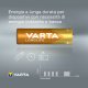 Varta Longlife, Batteria Alcalina, AA, Mignon LR6, 1.5V, Blister da 4, Made in Germany 5