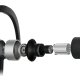 KEF M200 cuffia e auricolare Cablato A clip Nero, Argento 8