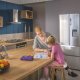 Haier HFR5719EWMP Libera installazione 444 L E Platino, Acciaio inox 9