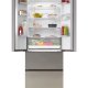 Haier HFR5719EWMP Libera installazione 444 L E Platino, Acciaio inox 10