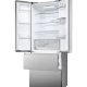 Haier HFR5719EWMP Libera installazione 444 L E Platino, Acciaio inox 18