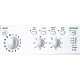 Indesit IWDC 65125 UK N lavasciuga Libera installazione Caricamento frontale Bianco F 11