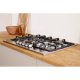 Indesit THP 751 W/IX/I Acciaio inox Da incasso 75 cm Gas 5 Fornello(i) 4