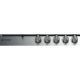 Indesit THP 751 W/IX/I Acciaio inox Da incasso 75 cm Gas 5 Fornello(i) 6