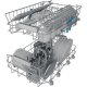 Indesit DSIO 3T224 E Z UK N lavastoviglie A scomparsa parziale 10 coperti 11
