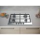 Indesit THA 642 IX/I Acciaio inox Da incasso 58 cm Gas 4 Fornello(i) 3