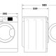 Hotpoint Ariston NDD 8636 GDA UK lavasciuga Libera installazione Caricamento frontale Grafite D 13