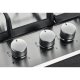 AEG HGB75500SM Nero, Acciaio inox Da incasso 56 cm Gas 5 Fornello(i) 5