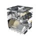 Whirlpool W7I HT40 TS UK lavastoviglie A scomparsa totale 15 coperti C 10