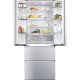 Haier HFR5719ENMG(UK) frigorifero side-by-side Libera installazione 446 L E Platino, Acciaio inox 3