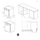 Haier XS 4A4M4PB-80 A scomparsa totale 14 coperti 20
