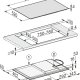 Miele 12399730 piano cottura Nero Da incasso 80 cm Piano cottura a induzione 4 Fornello(i) 4
