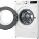 LG F4DR5010S6W lavasciuga Libera installazione Caricamento frontale Bianco D 8
