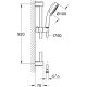 GROHE Tempesta Cosmopolitan 100 sistema di doccia Cromo 3