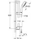 GROHE Tempesta Cosmopolitan 100 sistema di doccia Cromo 3