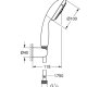 GROHE Vitalio Start 100 sistema di doccia Cromo 3