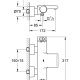GROHE Grohtherm 2000 Cromo 3
