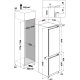 Indesit BI 18A2 D/I UK frigorifero con congelatore Da incasso 273 L E Bianco 6