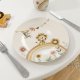 Villeroy & Boch 1486732640 piatto piano Piatto da portata Rotondo Porcellana Multicolore, Bianco 1 pz 3