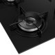 Grundig GIGL 622410 GAZLI CAM OCAK SİYAH piano cottura Nero Da incasso 65 cm Gas 4 Fornello(i) 5