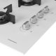Grundig GIGL 622410W GAZLI CAM OCAK BEYAZ piano cottura Bianco Da incasso 65 cm Gas 4 Fornello(i) 5