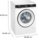Siemens iQ500 WG46G2Z40 lavatrice Caricamento frontale 9 kg 1600 Giri/min Bianco 6