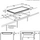 AEG HK834060XB 949597821 Nero Da incasso 80 cm Ceramica 4 Fornello(i) 6