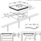 AEG IAE64421FB - 949597819 Nero Da incasso 60 cm Piano cottura a induzione 4 Fornello(i) 5