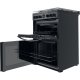 Indesit ID67G0MCB/UK cucina Gas Nero 5