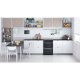 Indesit ID67G0MCB/UK cucina Gas Nero 13
