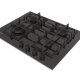 Haier Series 2 HAVG5BF4S2B Nero Da incasso 59.5 cm Gas 4 Fornello(i) 4