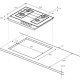 Haier Series 2 HAVG5BF4S2B Nero Da incasso 59.5 cm Gas 4 Fornello(i) 6