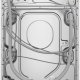 Siemens iQ500 WN54G1A1GB lavasciuga Libera installazione Caricamento frontale Bianco D 8