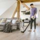 Kärcher VC 4 Aspirapolvere a bastone 2 in 1 Batteria Secco Schiuma Senza sacchetto Nero, Bianco 2,5 Ah 5