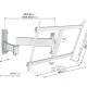 Vogel's 3836431 Supporto TV a parete 195,6 cm (77